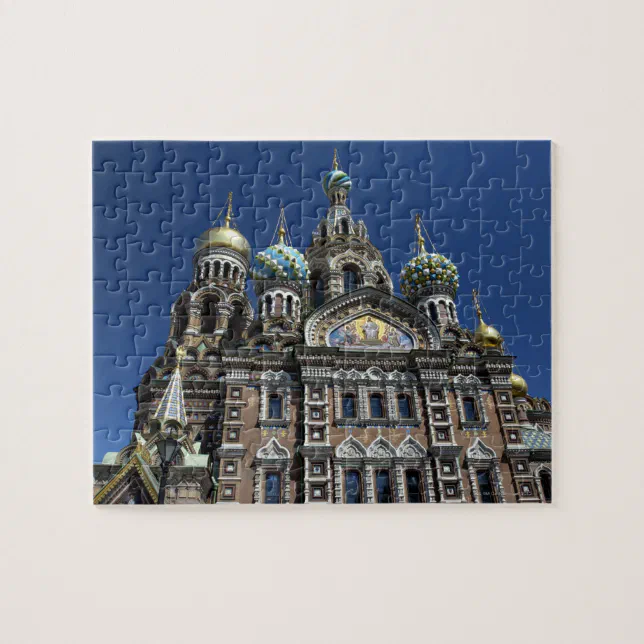 St Petersburg church, Russia Jigsaw Puzzle | Zazzle