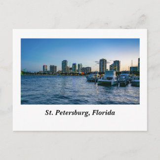 St. Petersburg Evening Postcard
