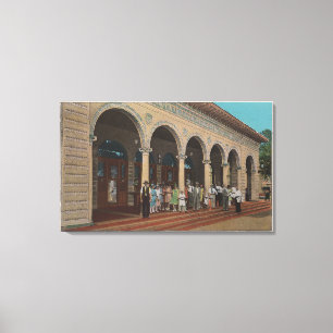 St. Petersburg, FL - Exterior View of Post Canvas Print