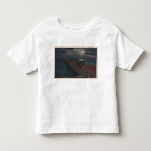 St. Petersburg, FL - Moonlit View of Gandy Toddler T-shirt (Front)