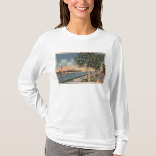 St. Petersburg, FL - View of Coffee Pot T-Shirt (Front)
