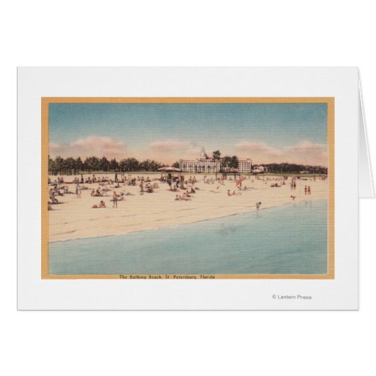 St. Petersburg, FL - Waterfront View of Cards (Front Horizontal)