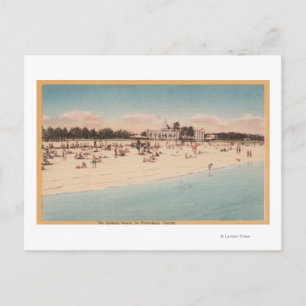 St. Petersburg, FL - Waterfront View of Postcard