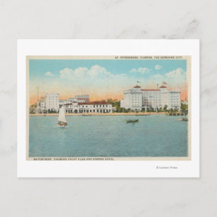 St. Petersburg, FL - Waterfront View of Soreno Postcard