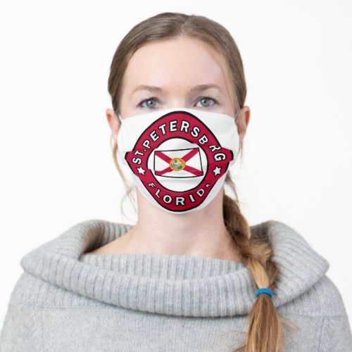St Petersburg Florida Adult Cloth Face Mask