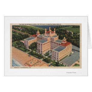 St. Petersburg, Florida - Aerial of Don Ce-Sar