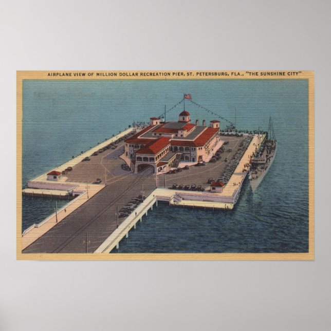 St. Petersburg, Florida - Aerial of Million Poster (Front)