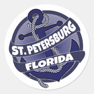 St. Petersburg Florida anchor stickers