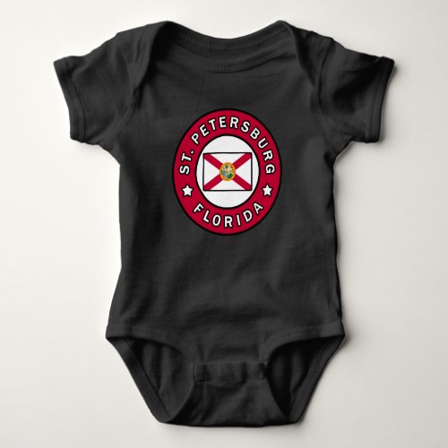 St Petersburg Florida Baby Bodysuit