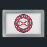 St. Petersburg Florida Belt Buckle<br><div class="desc">St Petersburg Florida</div>