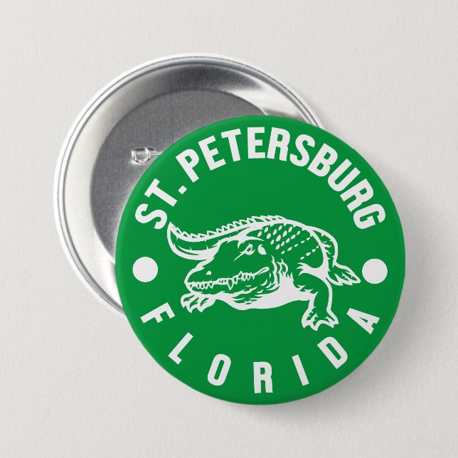 St. Petersburg,Florida Button (Front & Back)