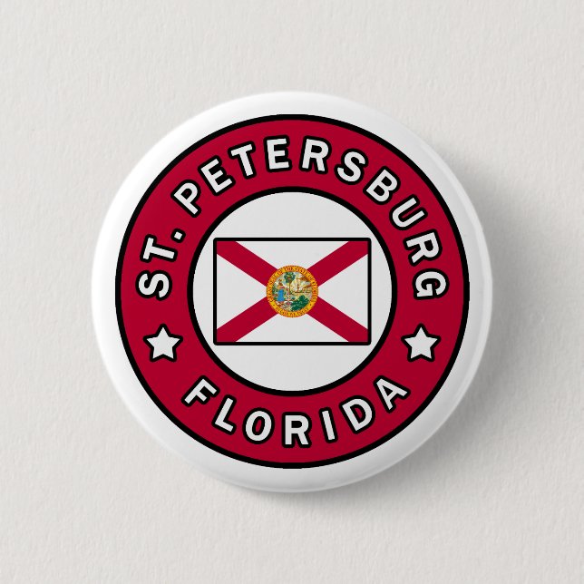St. Petersburg Florida Button (Front)