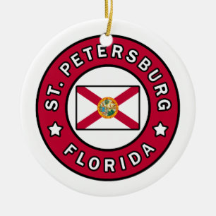 St. Petersburg Florida Ceramic Ornament
