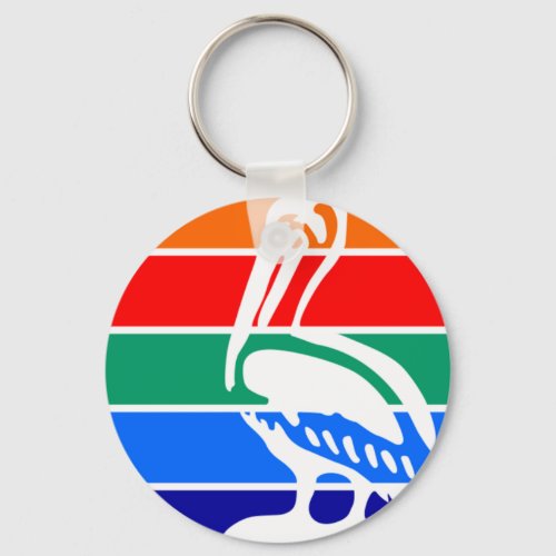 St Petersburg Florida City flag Keychain