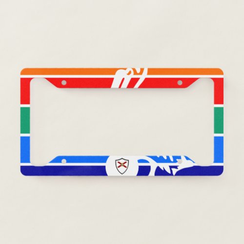 St Petersburg Florida city flag  License Plate Frame