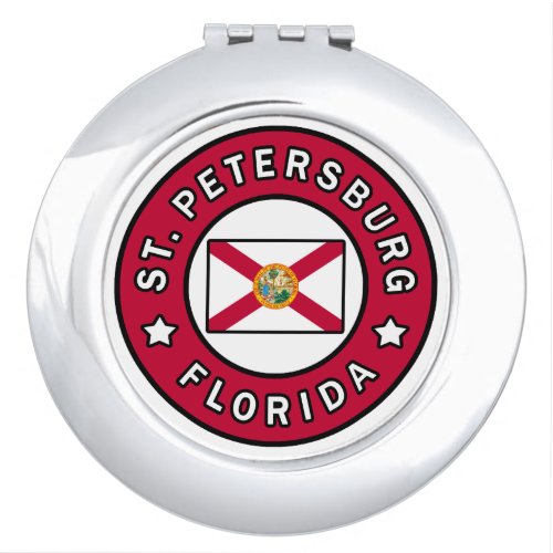 St Petersburg Florida Compact Mirror