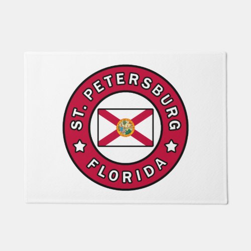St Petersburg Florida Doormat
