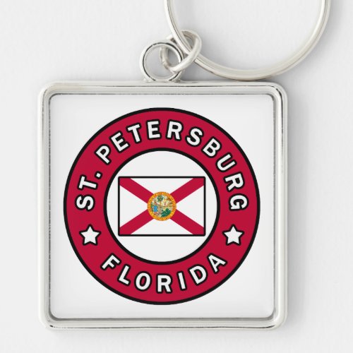 St Petersburg Florida Keychain