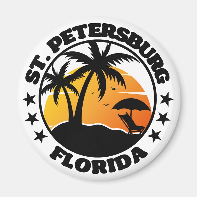 St. Petersburg,Florida Magnet (Front)