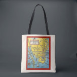 St Petersburg Florida Map Tote Bag<br><div class="desc">This shoulder tote is amazing... ... .It features a retro map of downtown St. Petersburg, Florida including golf courses, Tampa Bay, Central Av. and more. Very classic and it makes a wonderful gift. History lovers & collectors of vintage items will treasure this.</div>