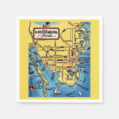 St Petersburg Florida Napkins