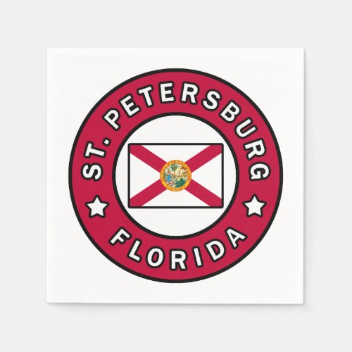 St Petersburg Florida Napkins