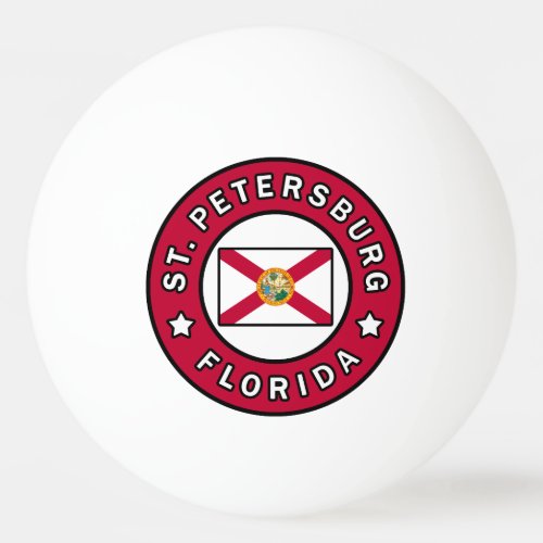 St Petersburg Florida Ping Pong Ball