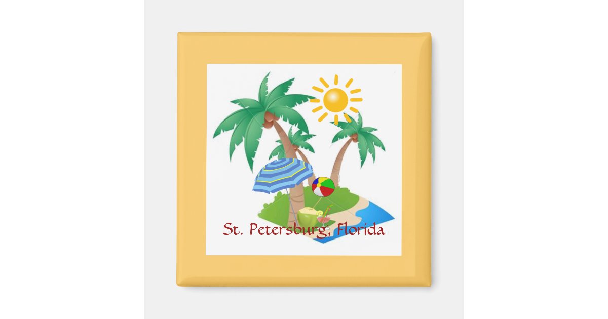 St. Petersburg, Florida refrigerator Zazzle