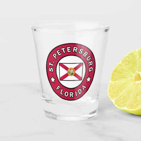 St. Petersburg Florida Shot Glass
