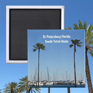 St Petersburg Florida South Yatch Basin Magnet