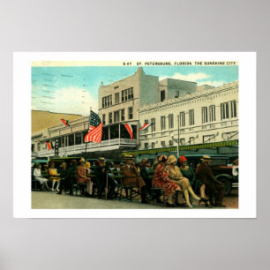 St. Petersburg, Florida Vintage Poster