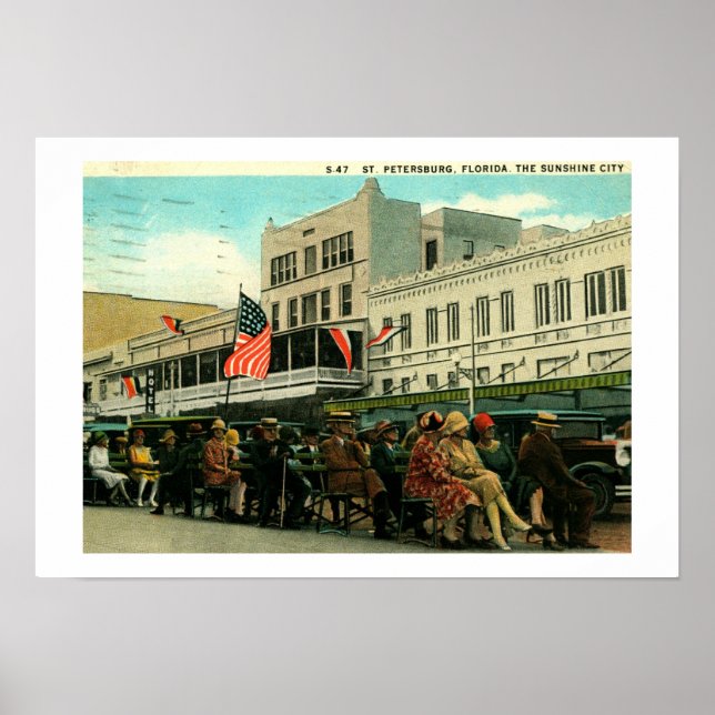 St. Petersburg, Florida Vintage Poster (Front)