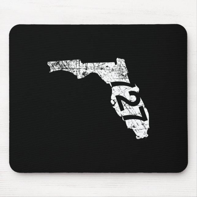 St. Petersburg Holiday Area Code 727  Mouse Pad (Front)