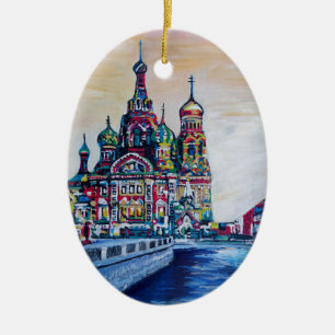 St Petersburg I Ceramic Ornament