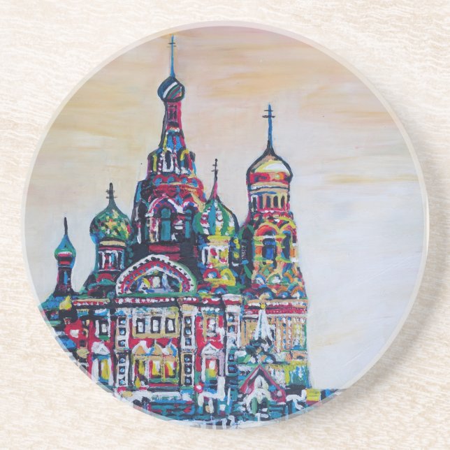 St Petersburg I Drink Coaster (Front)