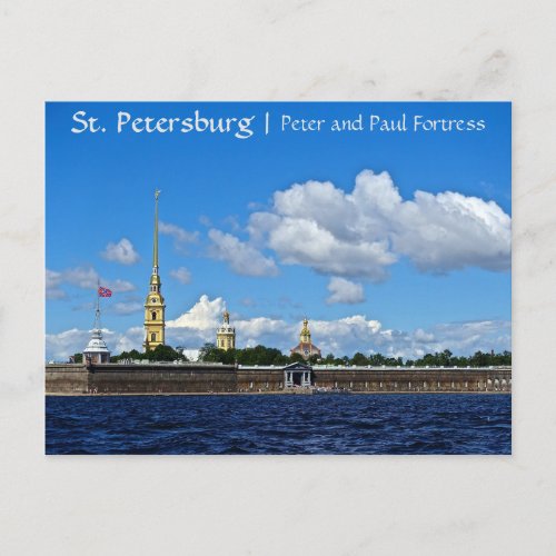 St Petersburg Peter and Paul Fortress Postcard