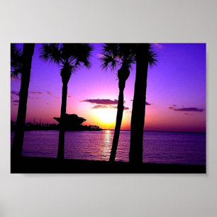 St Petersburg Pier - Sunset Poster