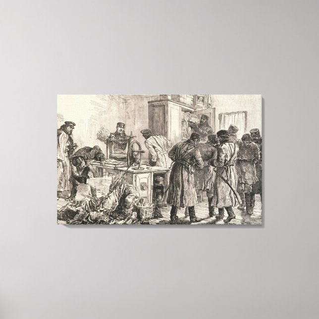St. Petersburg Police Canvas Print (Front)