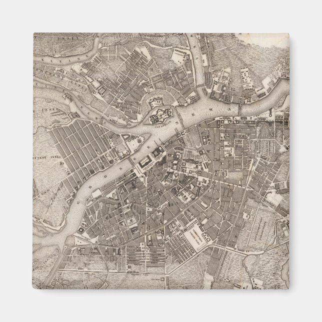 St Petersburg, Russia Magnet (Front)