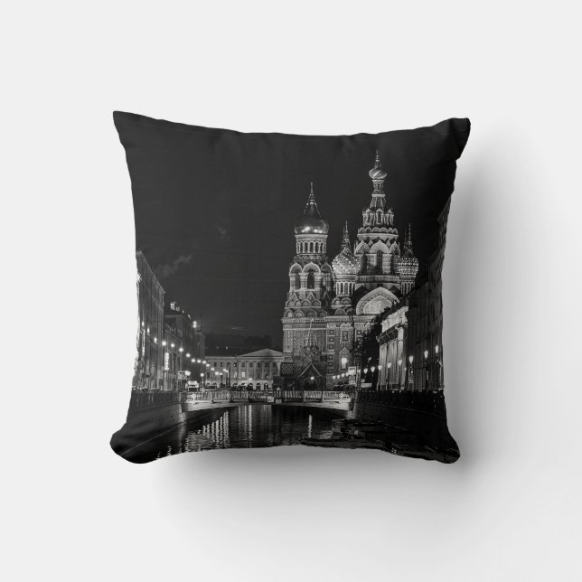 St Petersburg Russia Pillow (Front)
