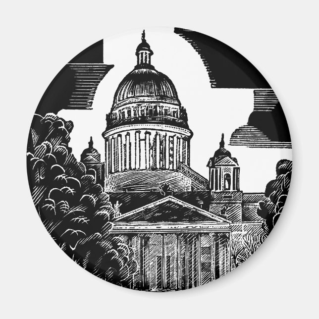 ST PETERSBURG - St Isaac’s Cathedral Magnet (Front)