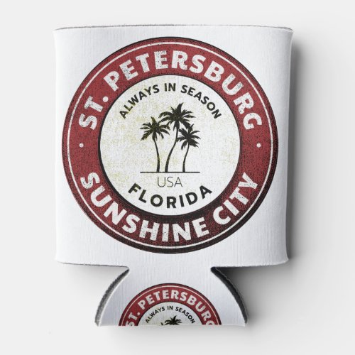 St Petersburg Sunshine City Florida Can Cooler