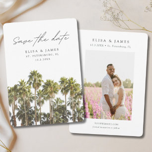 St. Petersburg Wedding Florida Save the Date Invitation