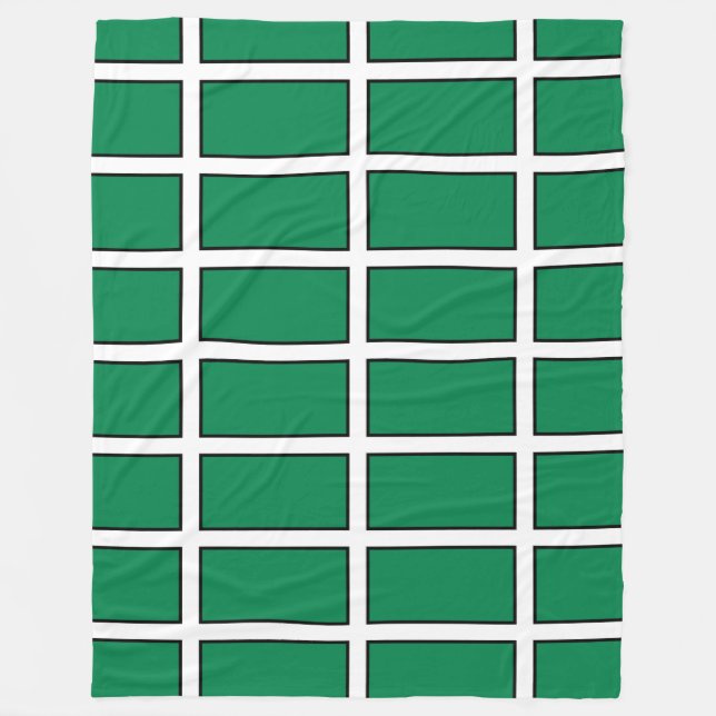 St. Petroc’s flag / Flag of Devo Fleece Blanket (Front)