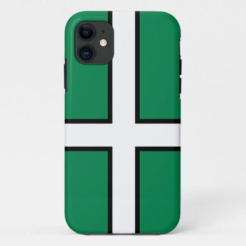 St Petrocs flag  Flag of Devon  iPhone 11 Case