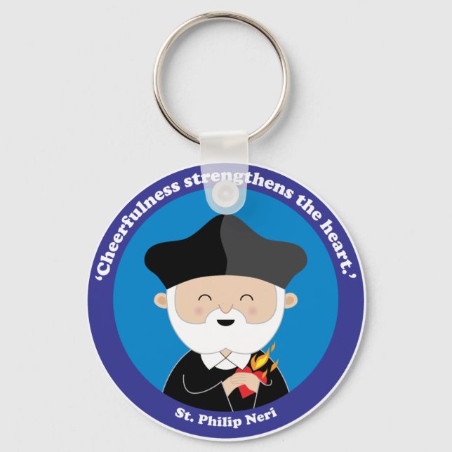 St. Philip Neri Keychain (Front)