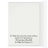 St. Philip Neri Lily Bible Cards (Inside (Left))