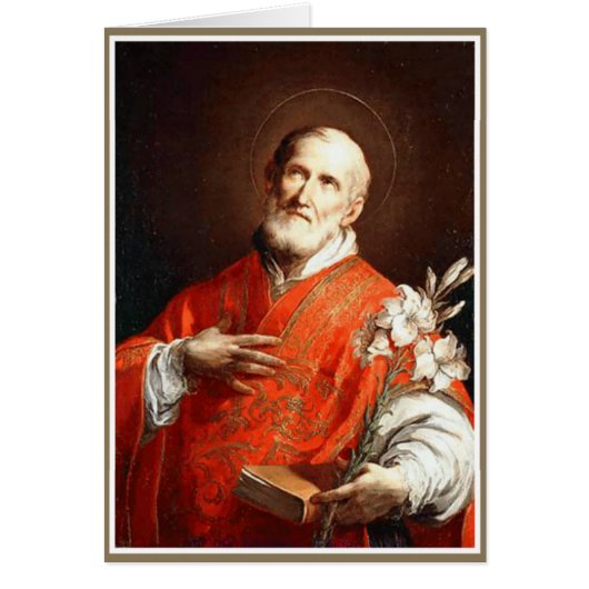 St. Philip Neri Lily Bible Cards (Front)