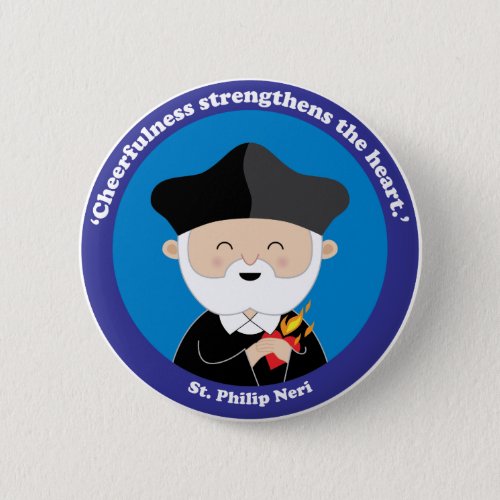St Philip Neri Pinback Button
