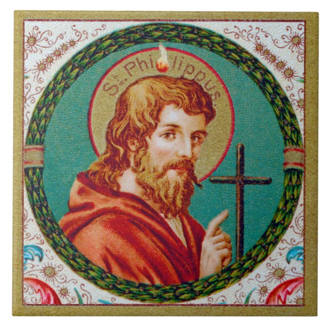 St. Philip the Apostle (JMAS 10) Ceramic Tile (Front)